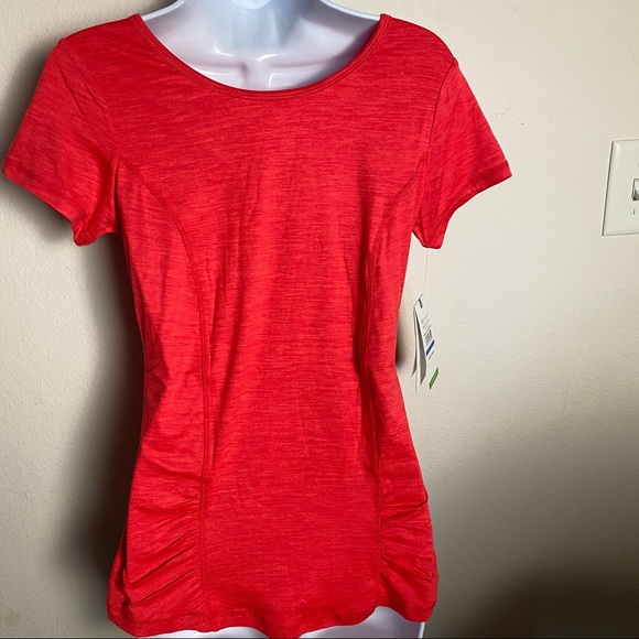 GAIAM Women’s Short Sleeve Yoga Slim Fit Shirt - Picture 1 of 2